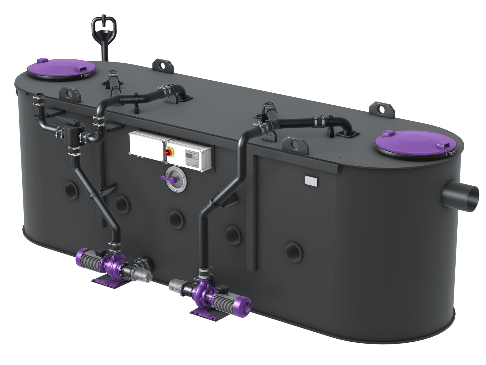 Separatorul de grăsime EasyClean free Mix & Pump NS 15 - 50