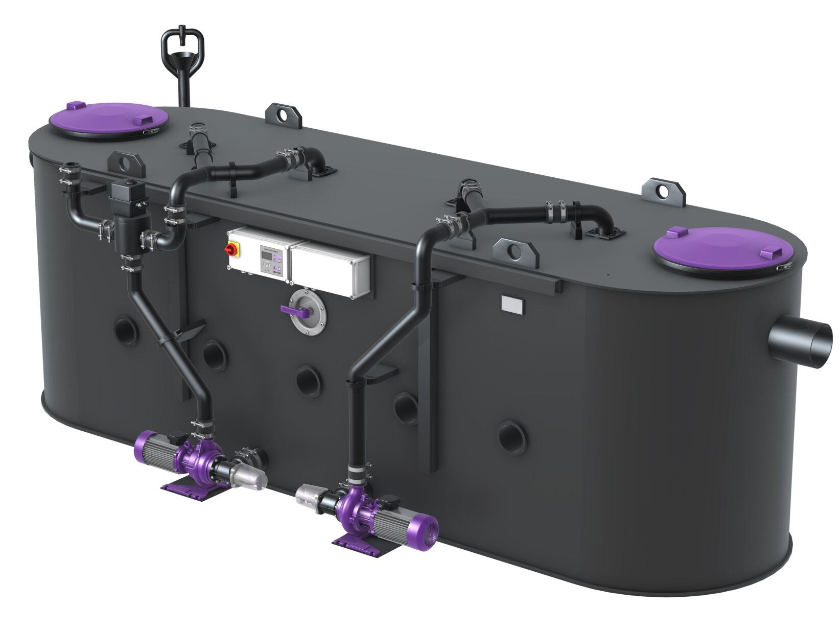 Separatorul de grăsime EasyClean free Auto Mix & Pump, NS 15 - 50